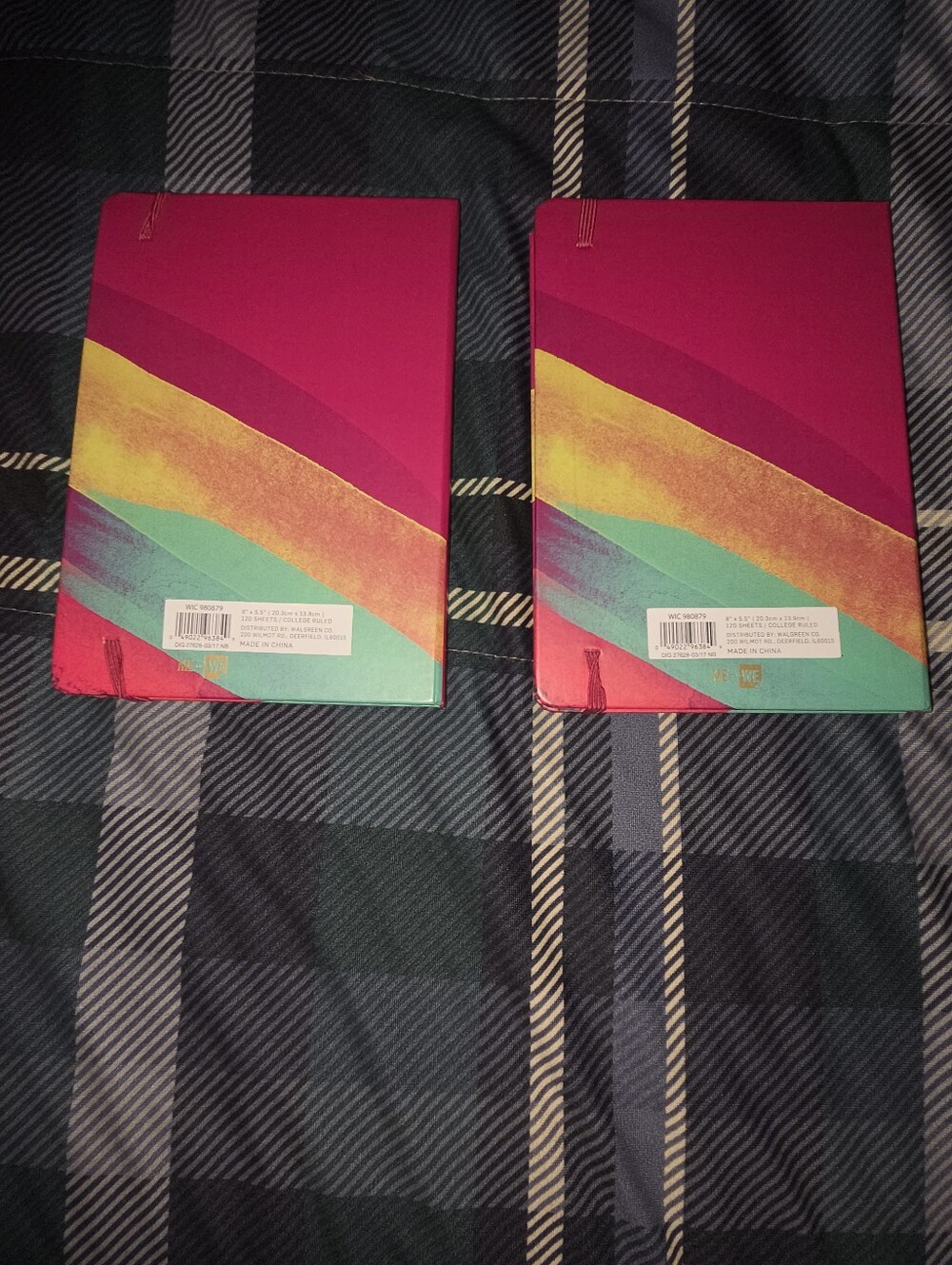 Bright Rainbow Hardcover Journals - Picture 4 of 4